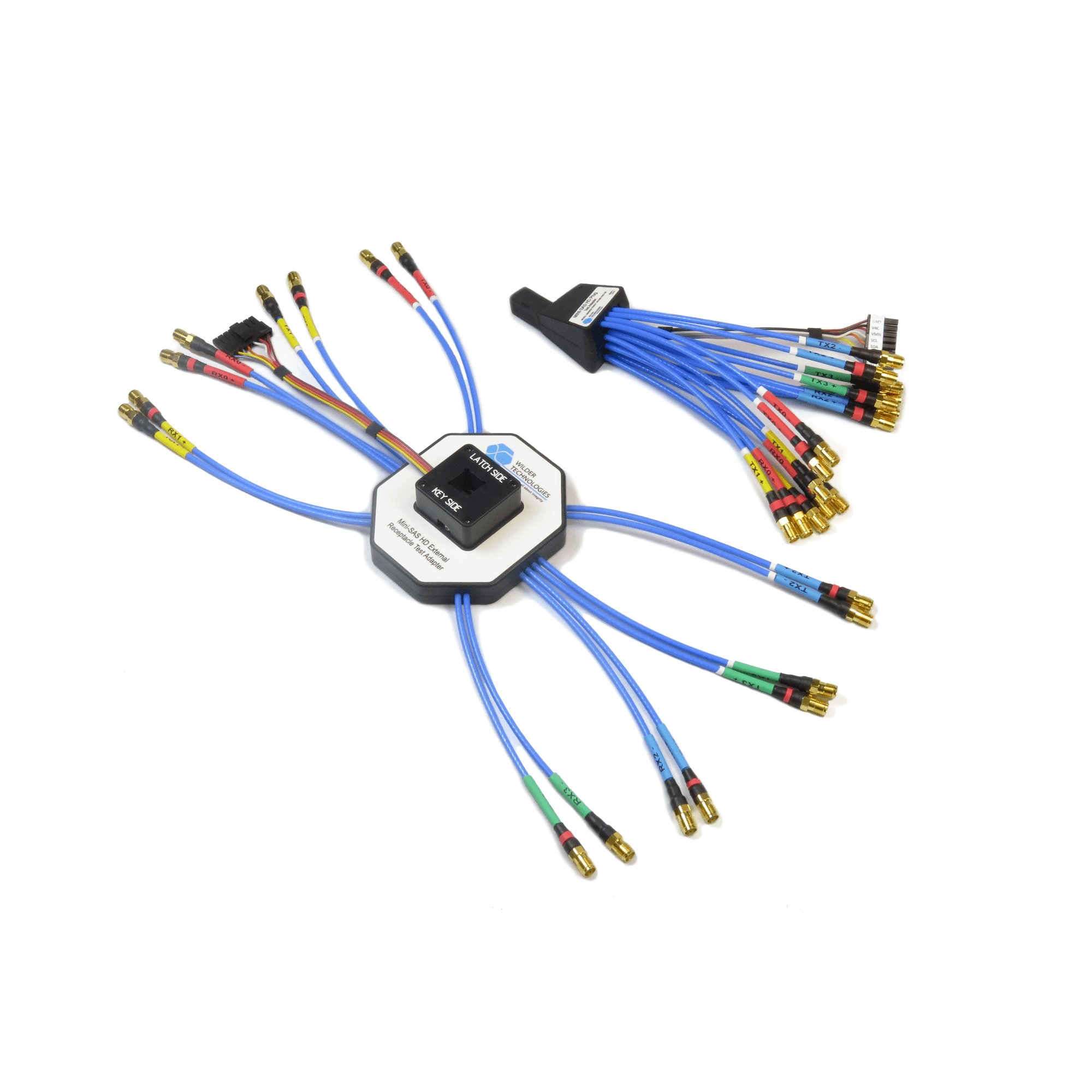 Mini-SAS HD External Receptacle Test Adapter